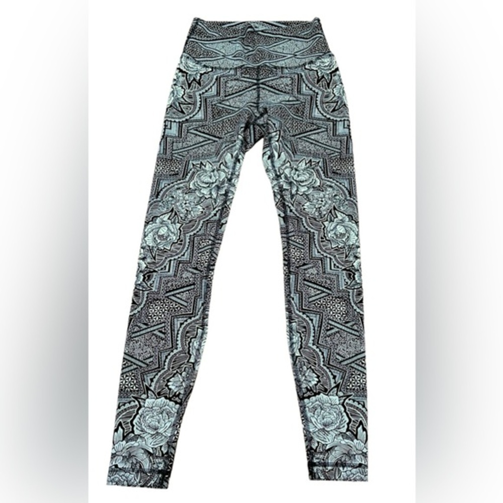 Lululemon Wunder Under HR 28 Inked Ice Grey Black Luxtreme Size 6